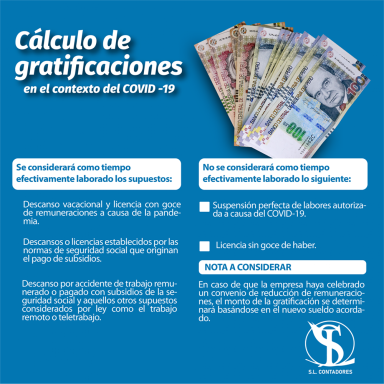 CÁLCULO DE GRATIFICACIONES – Soto Leon Contadores